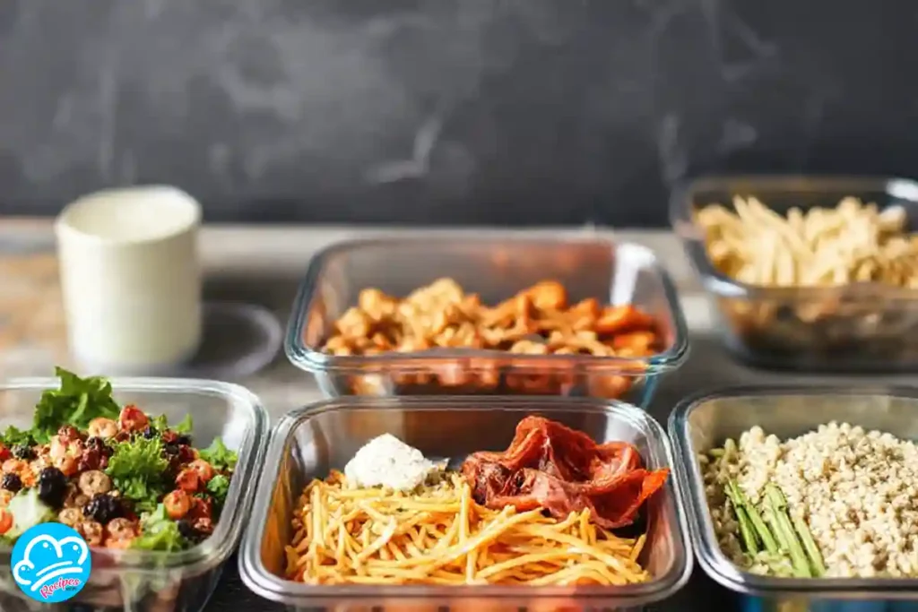 Weekly meal prep menu