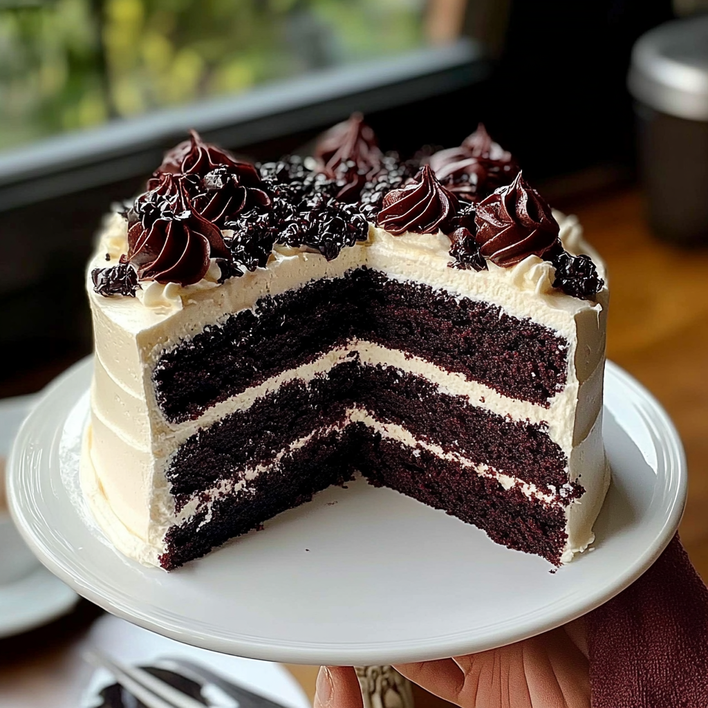 Black Velvet Cake Recipe